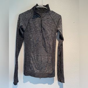 lululemon half zip workout top
